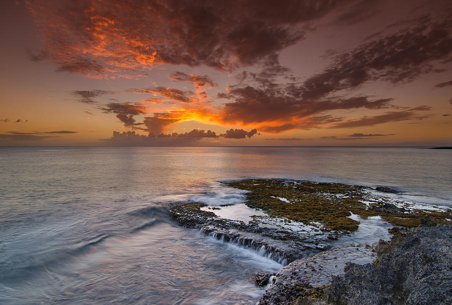 Oahu Sunset Photograph by Tin Lung Chao - Fine Art America