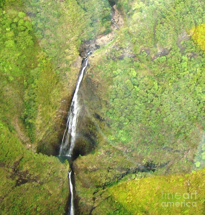 Oahu Waterfall Photograph by Brigitte Emme