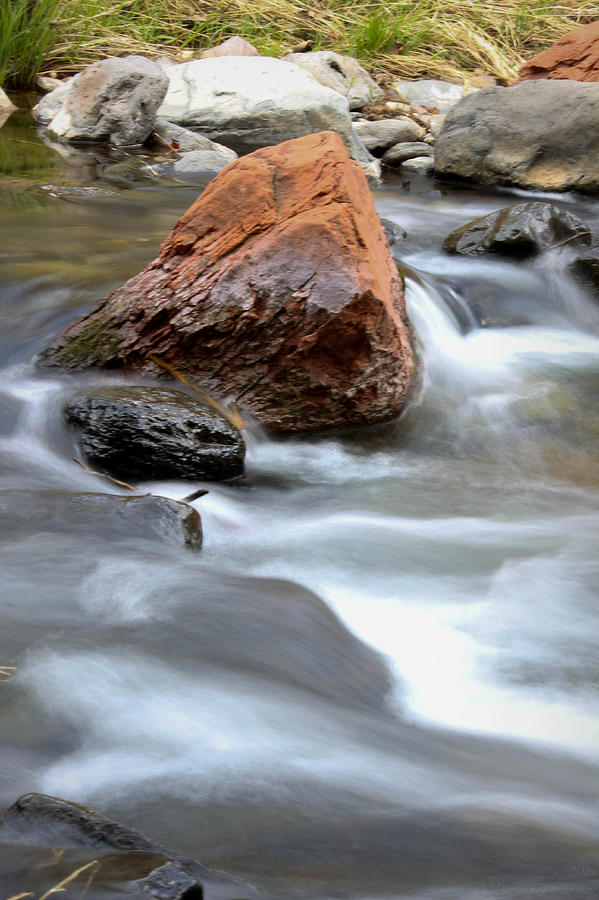 Oak Creek Flows Photograph by Aaron Burrows