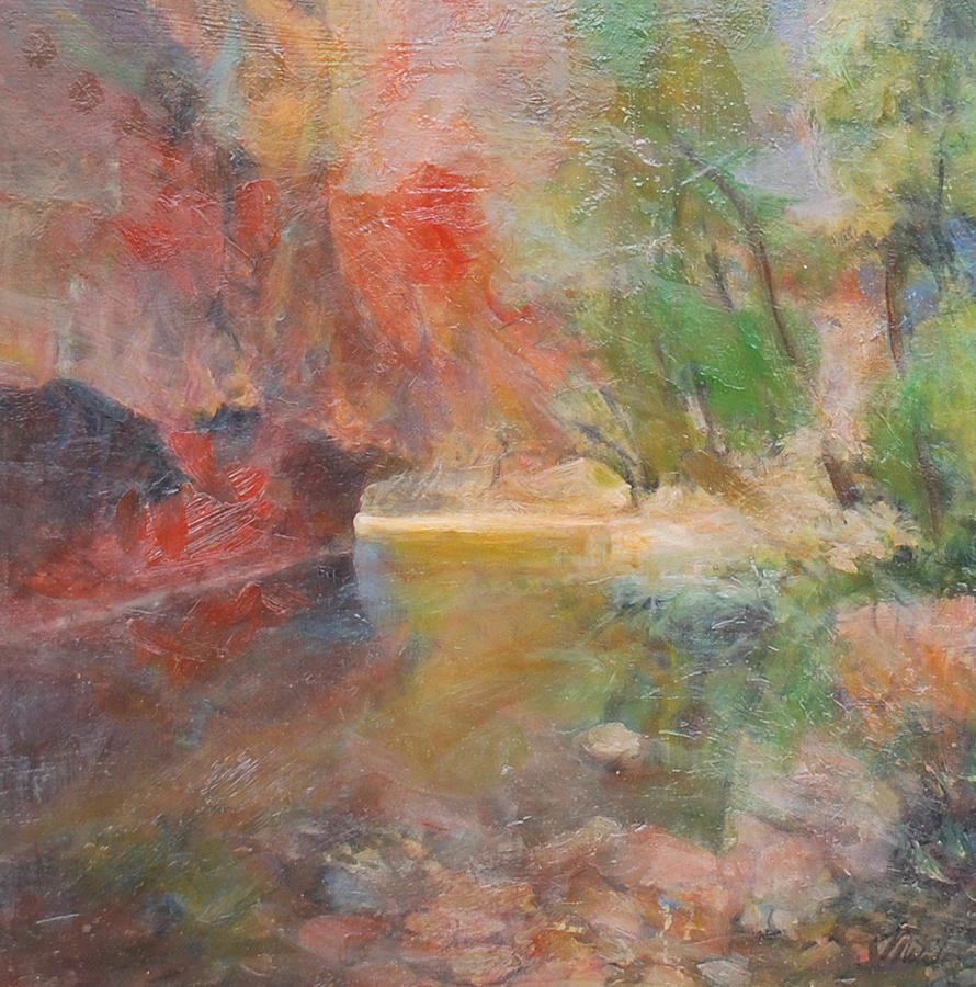 Realism Painting - Oak Creek Sedona by Marilyn Muller