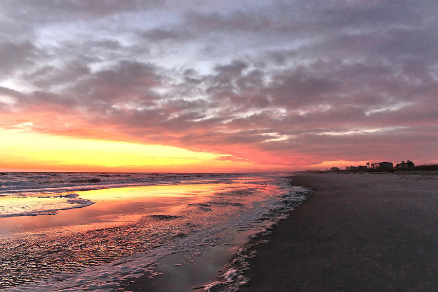 Oak Island Sunset Photograph by Don Margulis