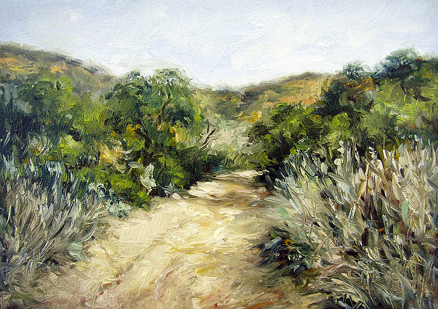Oak Path Painting by Stacy Vosberg