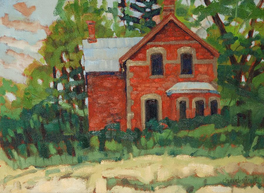 Oak Ridges Homestead Painting by Phil Chadwick