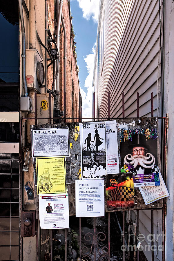 Oak Street Alley-new Orleans Photograph