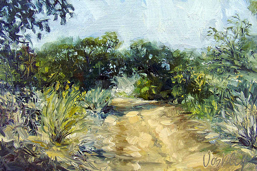 Oak Tunnel Painting by Stacy Vosberg