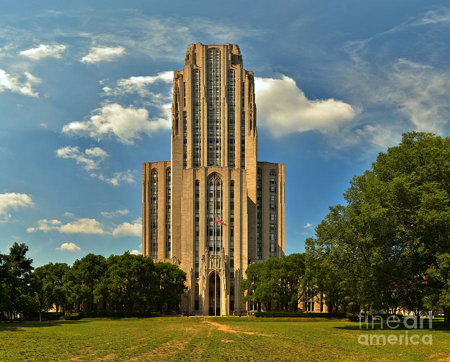 University Of Pittsburgh Photograph - Oakland Cathedral Of Learning by Adam Jewell