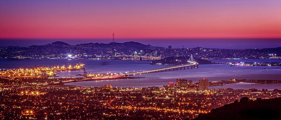 Oakland Hills Sunset Photograph by (c) Swapan Jha