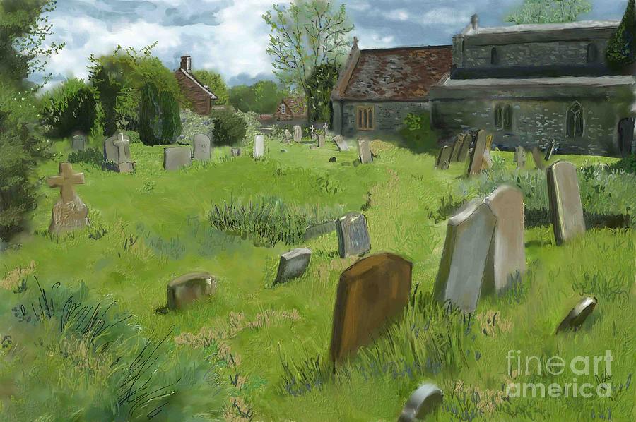 Oakley Cemetery Digital Art by Steve Stahl - Pixels