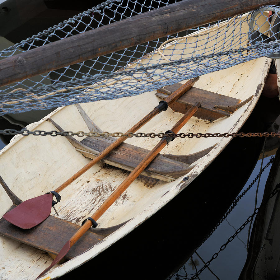 Oars Photograph by Anthony Davey