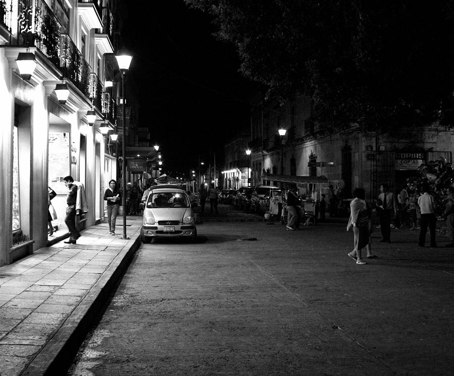 Oaxaca At Night 2 Photograph by Lee Santa