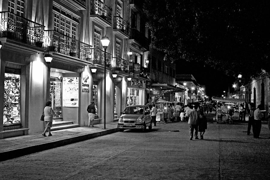 Oaxaca At Night 3 Photograph by Lee Santa