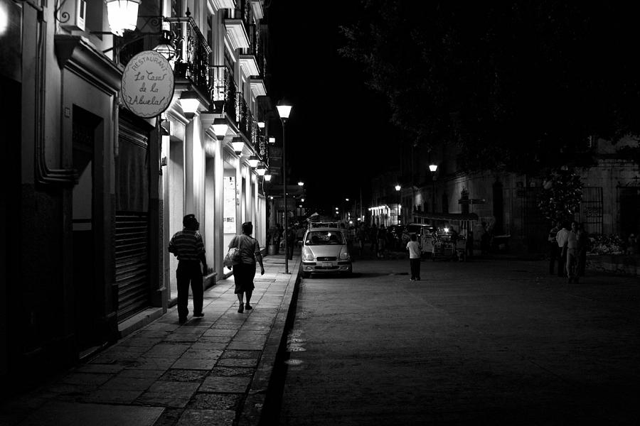 Oaxaca At Night1 Photograph by Lee Santa