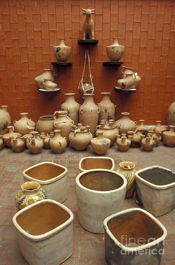 Oaxaca Pottery Photograph by John  Mitchell