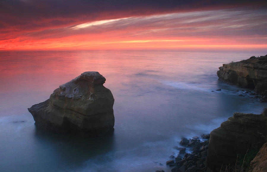 OB Coast Sunset Photograph by Scott Cunningham