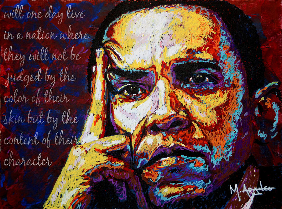 Barack Obama Painting - Obama by Maria Arango