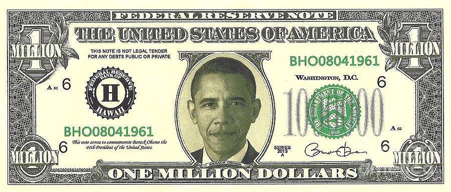Oklahoma State Million Dollar Bill Play Funny Money Novelty Note FREE SLEEVE 
