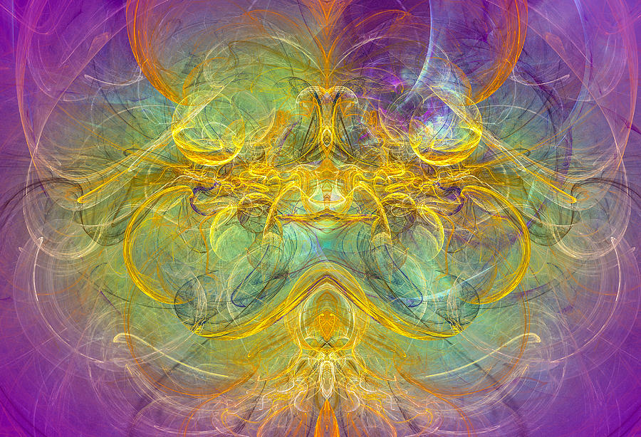 Obeisance to Nature - Spiritual Abstract Art Digital Art by Modern Abstract