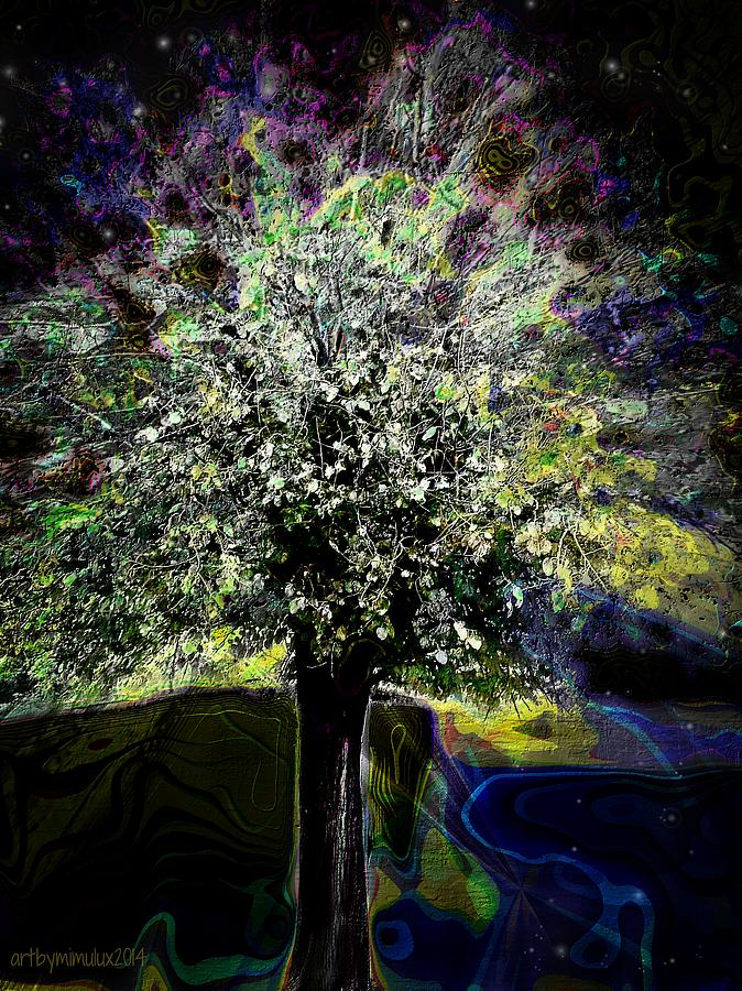 Magic Digital Art - Oberon s Tree by Mimulux Patricia No
