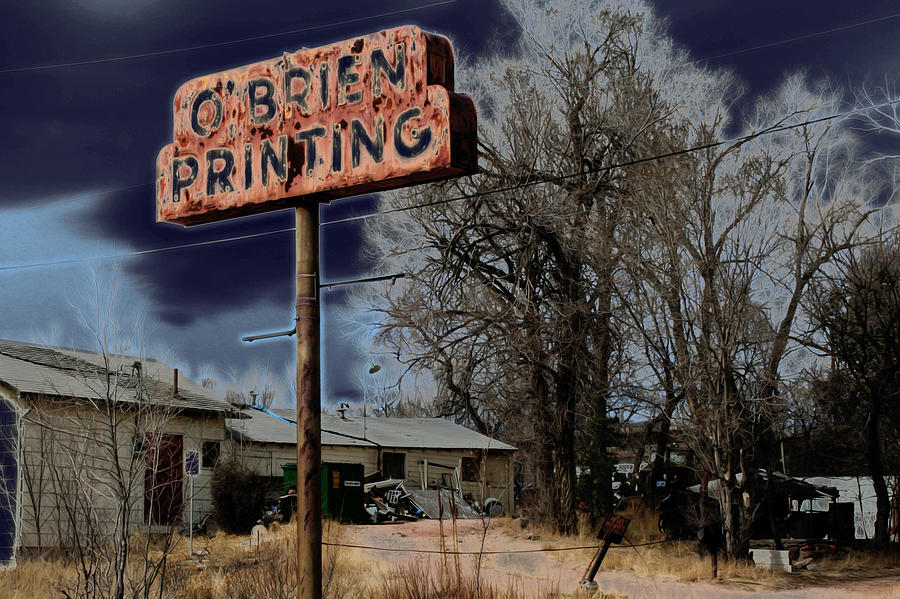 OBrien Printing Photograph by Ric Bascobert