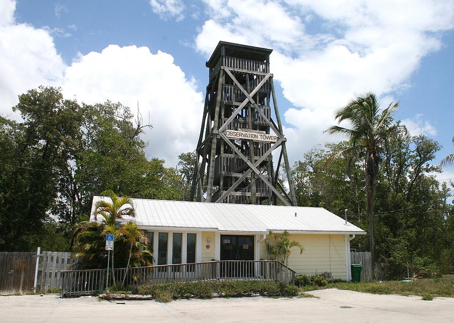 Observation Tower in Everglades City Photograph by Melinda Saminski