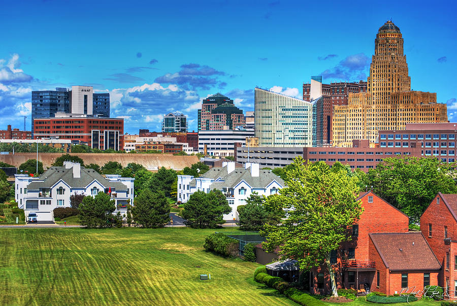 Observation view of Downtown Buffalo Photograph by Michael Frank Jr ...