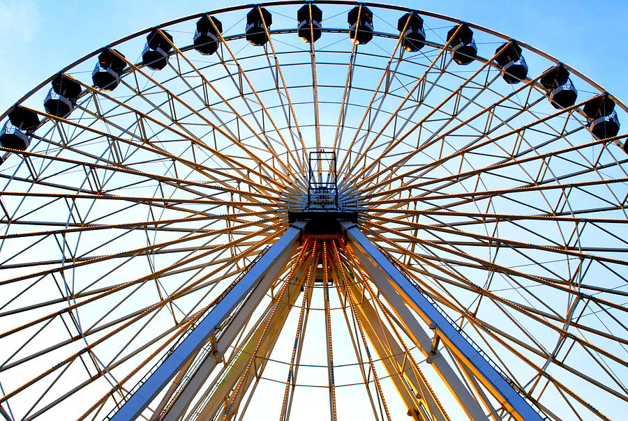 Observation Wheel Photograph by Mary Beth Landis
