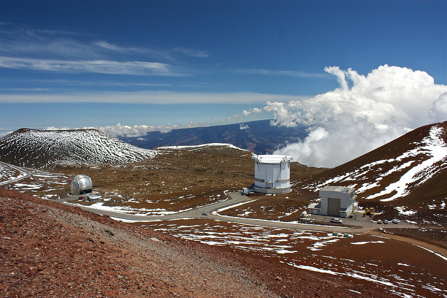 Observatories On the Summit of Mauna Kea Photograph by Venetia Featherstone-Witty