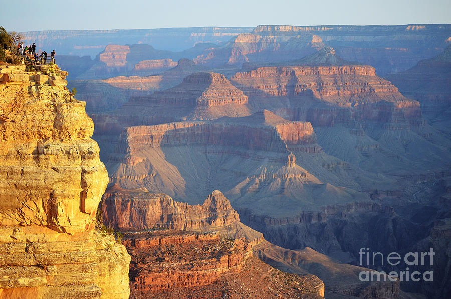 Grand Canyon National Park Photograph - Observing Morning Hues Over Grand Canyon National Park 2 by Shawn OBrien