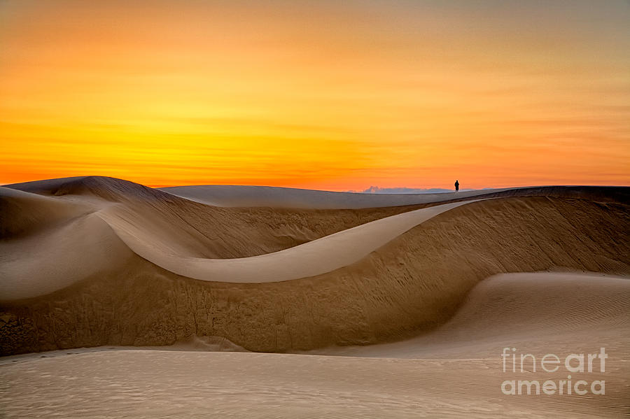 Observing Sunset At The Oceano Dunes Photograph by Mimi Ditchie
