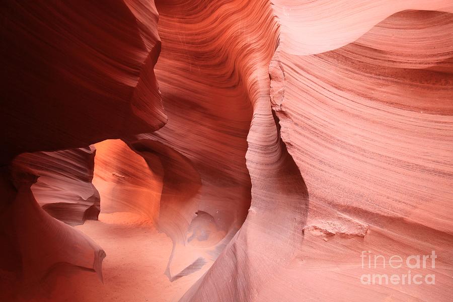 Antelope Canyon Photograph - Observing The Pathway by Adam Jewell