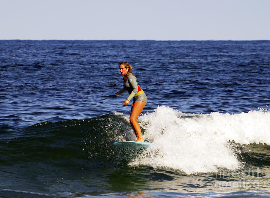 OBX Surfer Girl Photograph by Patricia Griffin Brett