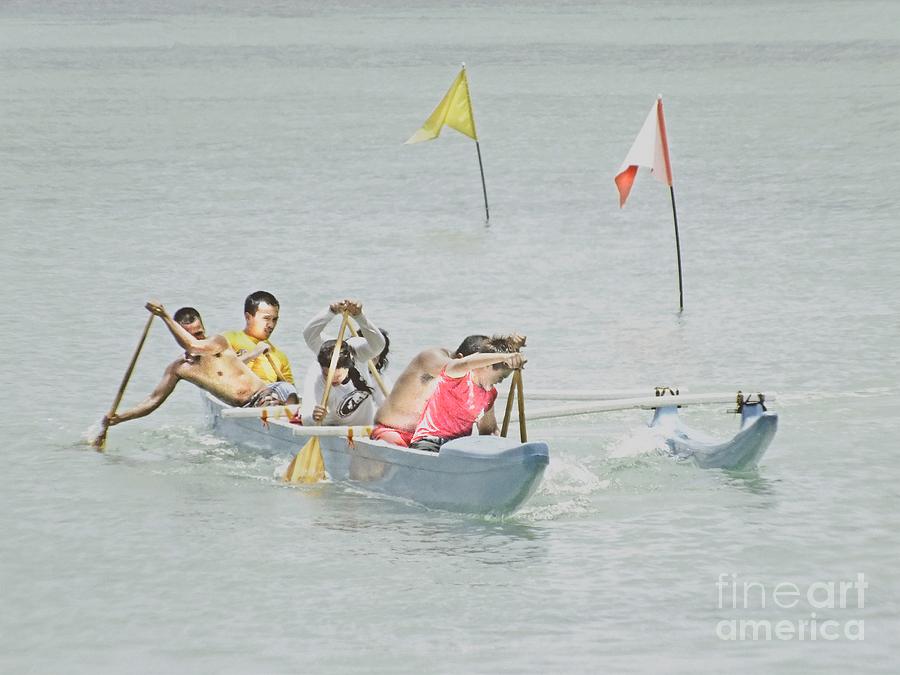 OC6 Outrigger Canoeing Guam Photograph by Scott Cameron