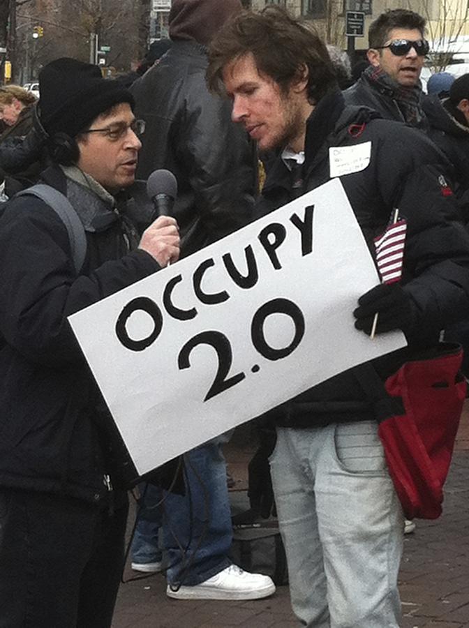 New York City Photograph - Occupy WallStreet 2.0 by Hope VanCleaf