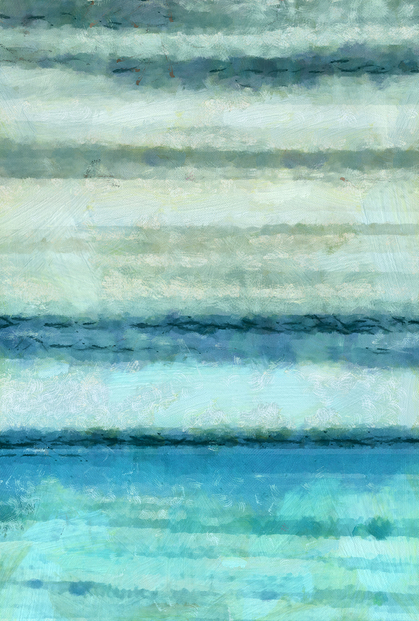 Abstract Mixed Media - Ocean 4 by Angelina Tamez