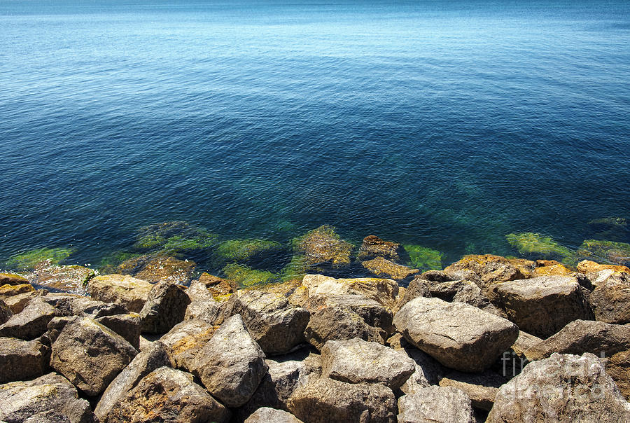 Ocean and Rocks Photograph by Carlos Caetano - Fine Art America