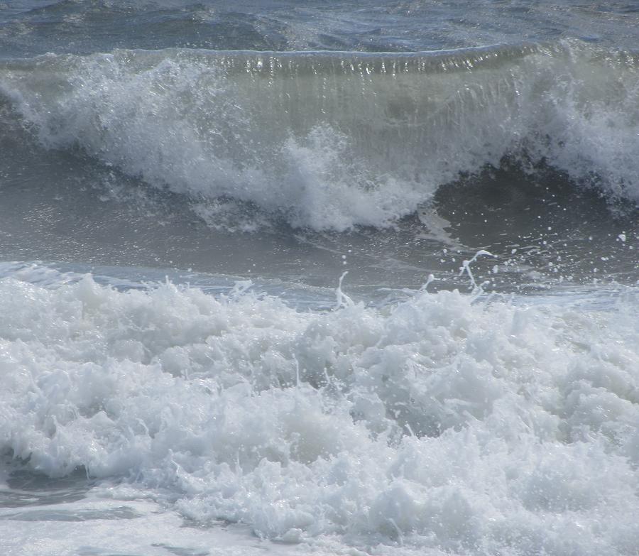 Beach Photograph - Ocean at Kill Devil Hills by Cathy Lindsey