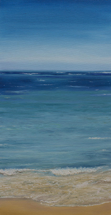 Ocean at morning Painting by Yuliya Glavnaya