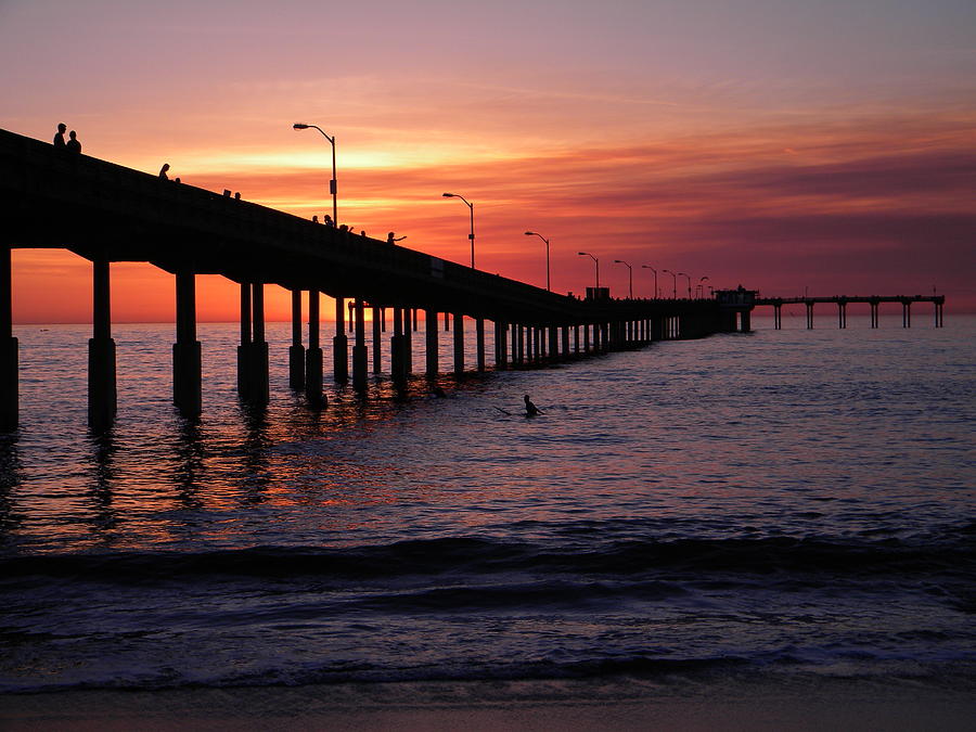Ocean Beach Sunset 3 Photograph by Eric Johansen