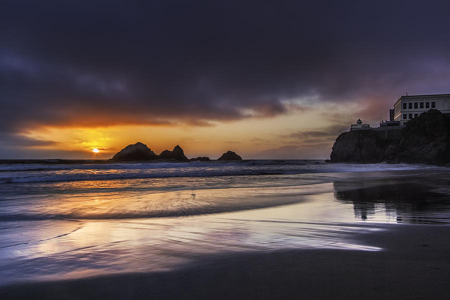 Ocean Beach Sunset Photograph by Don Hoekwater Photography
