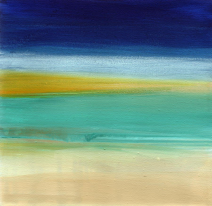 Ocean Blue 3- Art By Linda Woods Painting