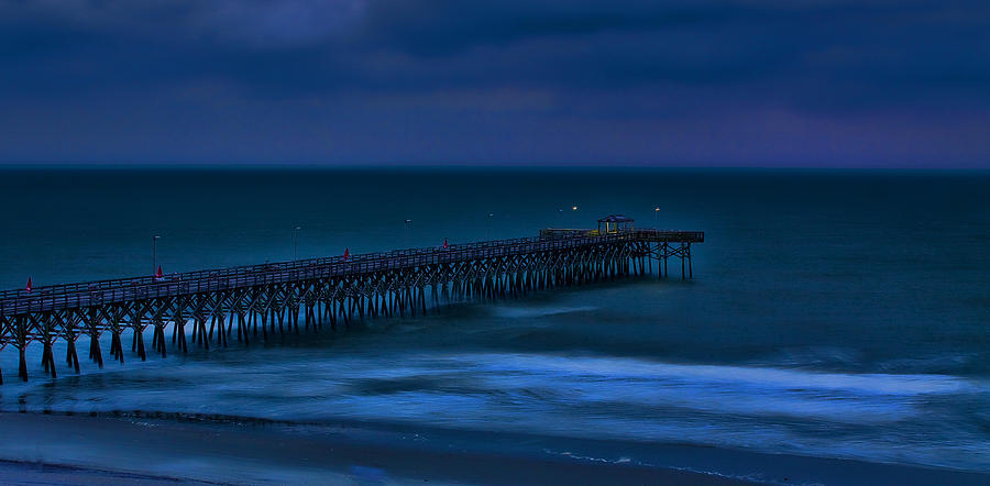 Ocean Blue Photograph by Dave Bosse