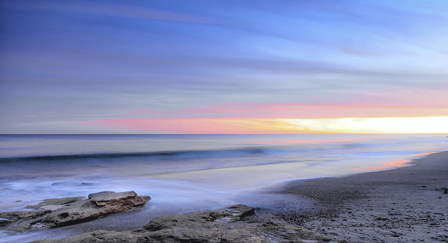 Ocean Blue Sunrise Sunset Photograph by Jo Ann Tomaselli
