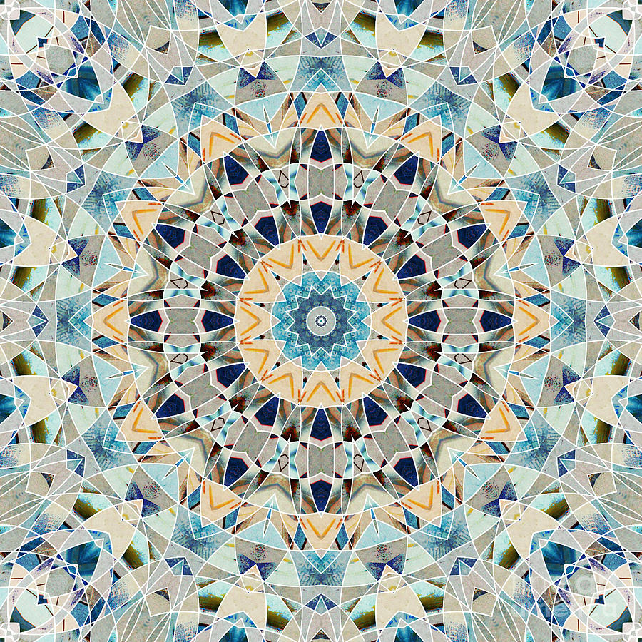 Ocean Breeze 02 - Mandala Digital Art by Aimelle Ml