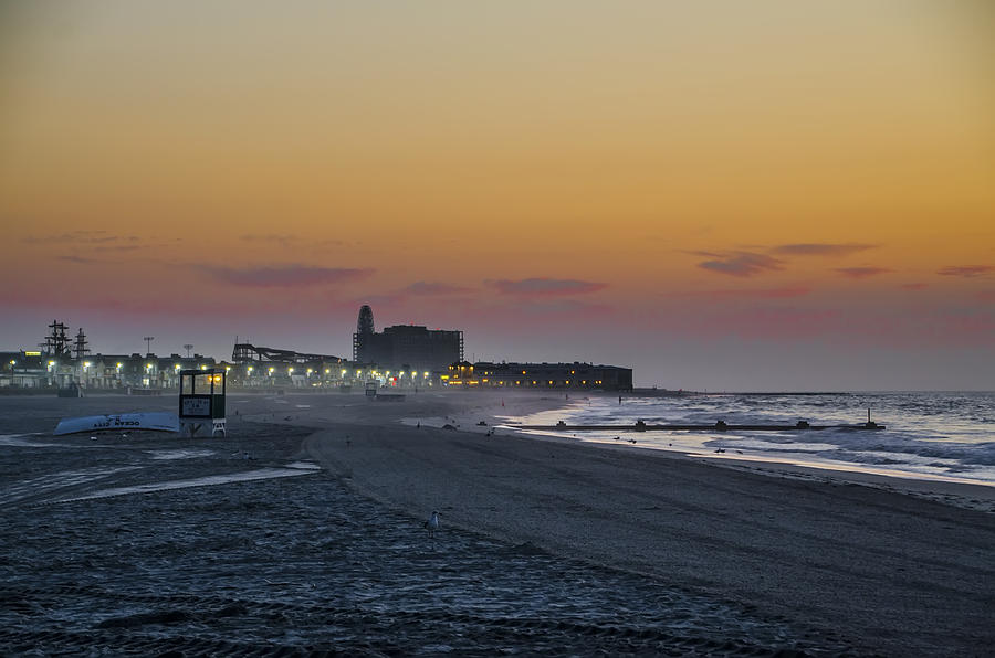 City Photograph - Ocean City Just Before Sunrise by Bill Cannon