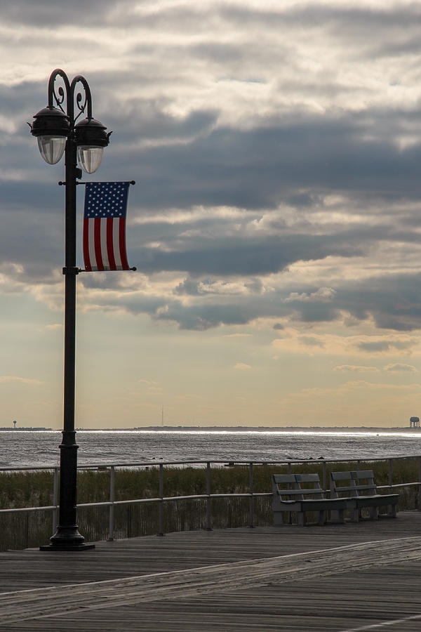 Ocean City New Jersey boardwalk Photograph by Vance Bell