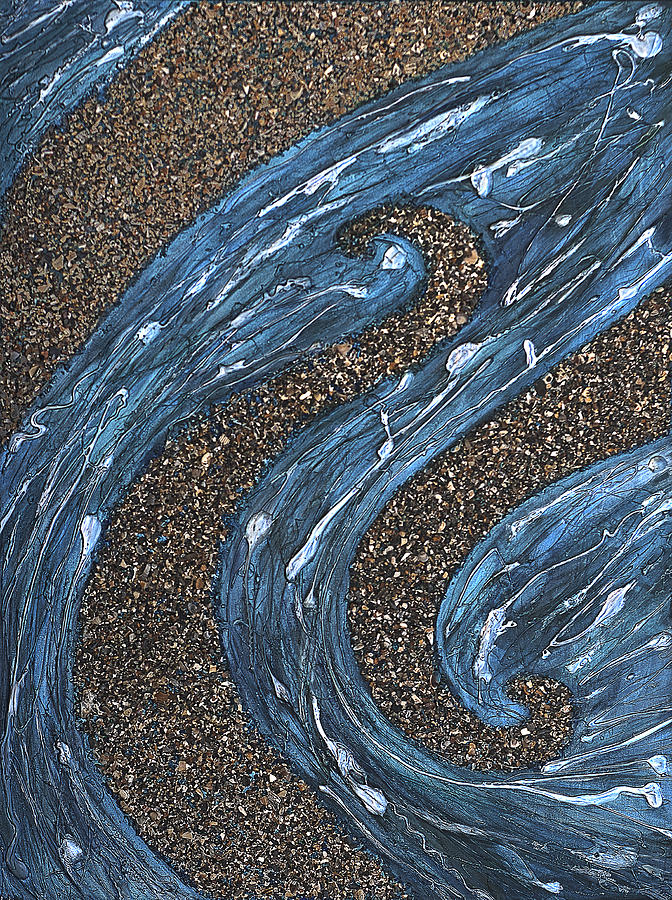 Ocean Dance Painting by Shabnam Nassir