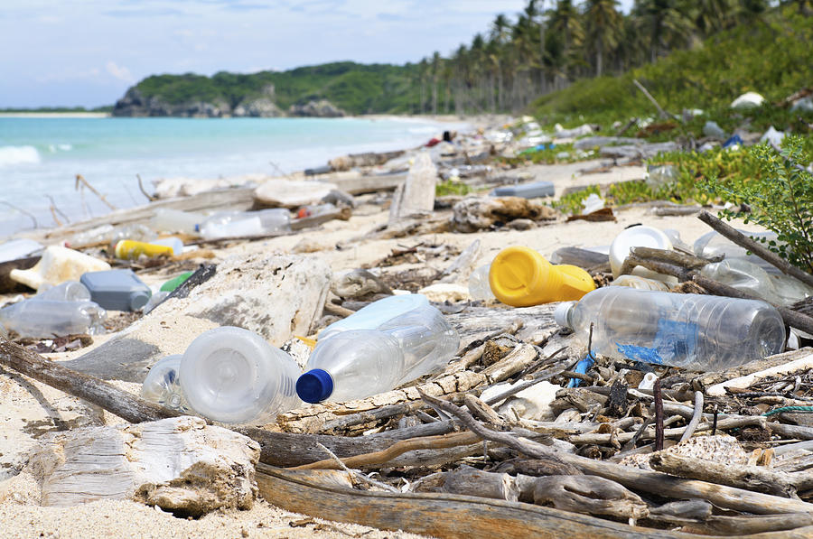 Ocean Dumping - Total pollution on a Tropical beach Photograph by Apomares Ocean Dumping - Total pollution on a Tropical beach Photograph by Apomares
