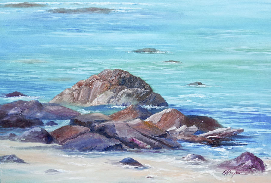 Seascape Painting - Ocean Emotion #3 by Maryann Boysen
