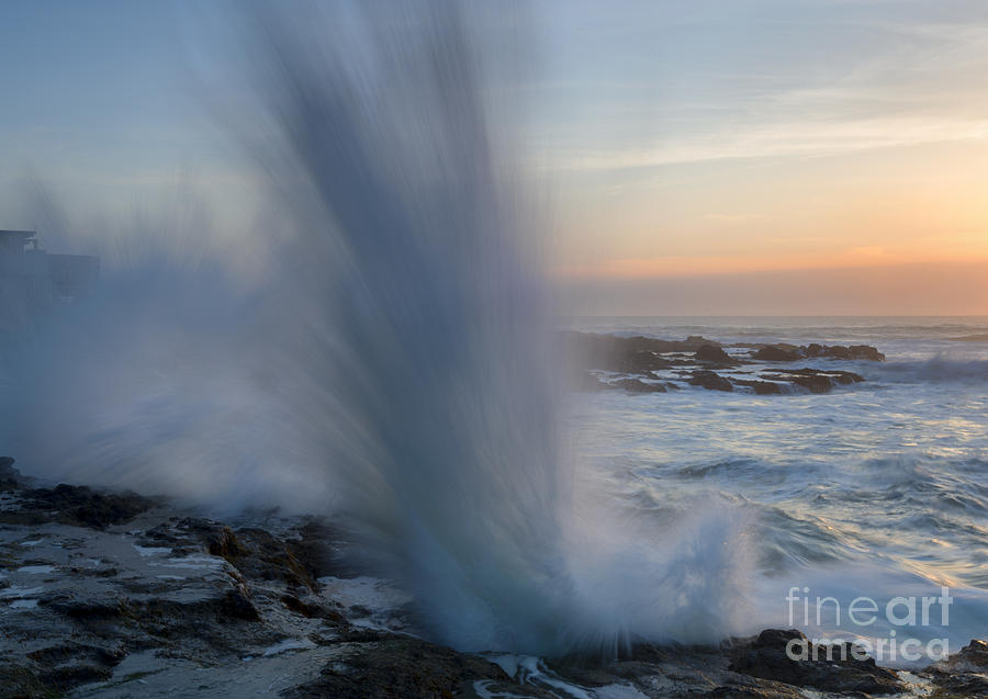 Sunset Photograph - Ocean Explosion by Michael Dawson