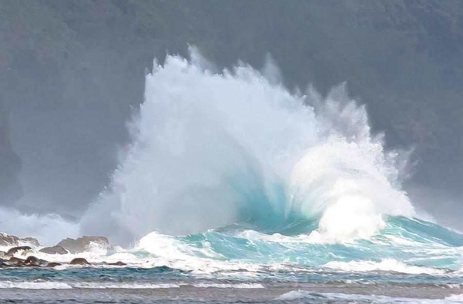 Ocean Explosion Photograph by Roger Mullenhour